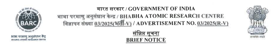 BARC Apprentice Recruitment 2026