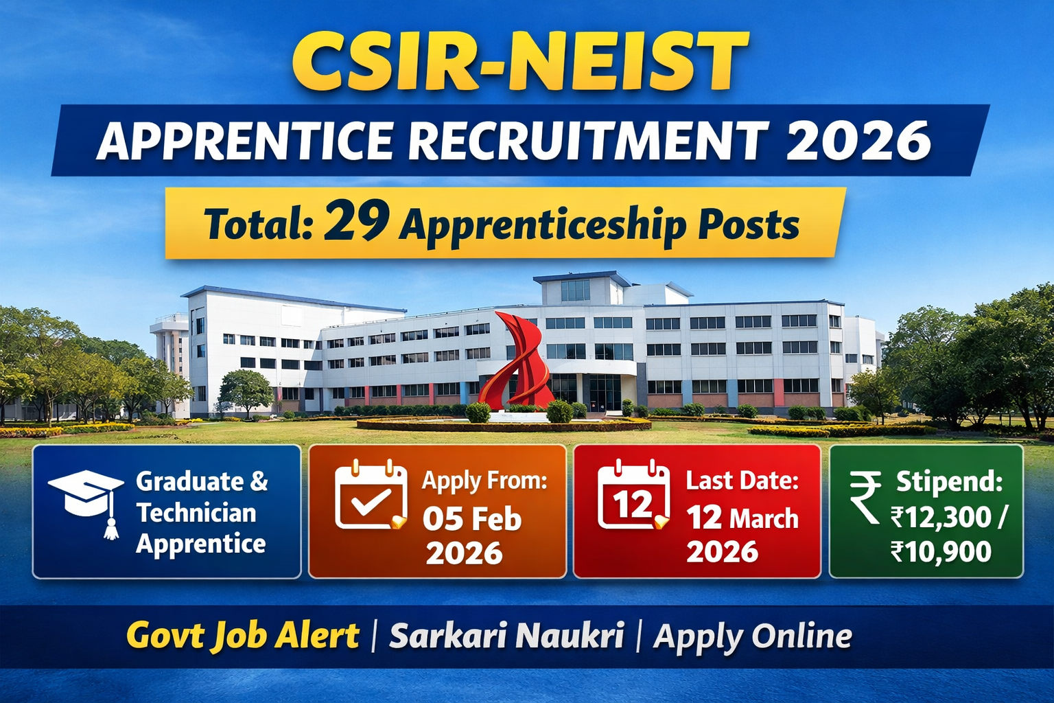 CSIR NEIST Recruitment 2026