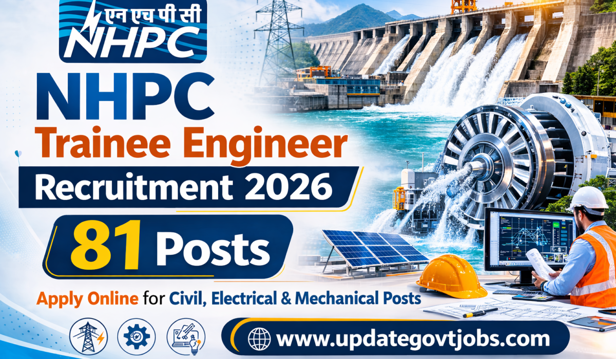 NHPC Trainee Engineer Recruitment 2026