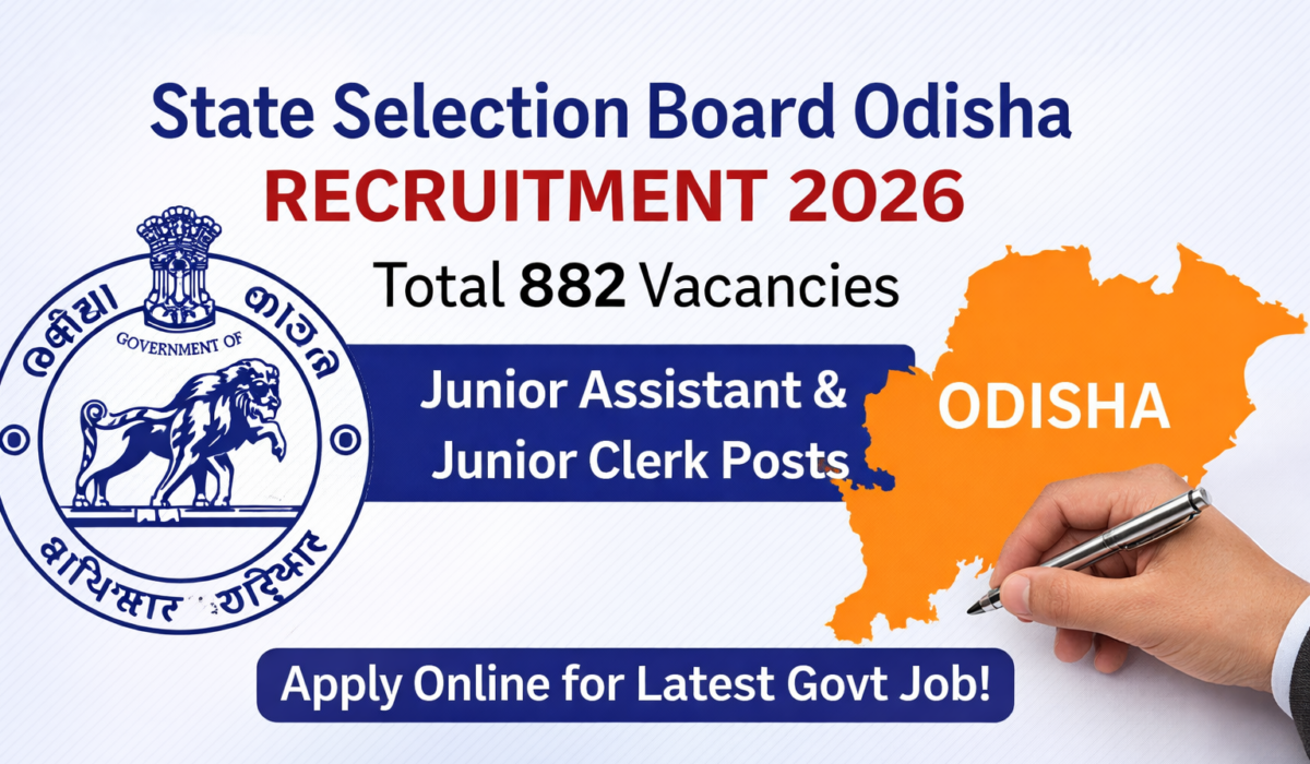 SSB Odisha Vacancy 2026