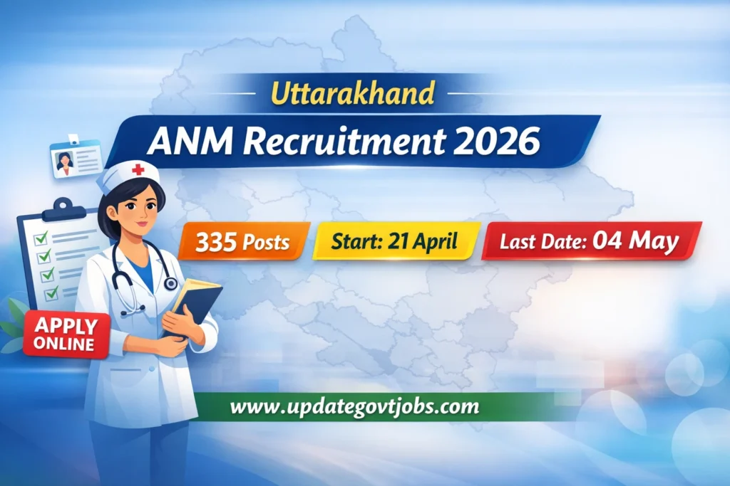 uttarakhand anm recruitment 2026