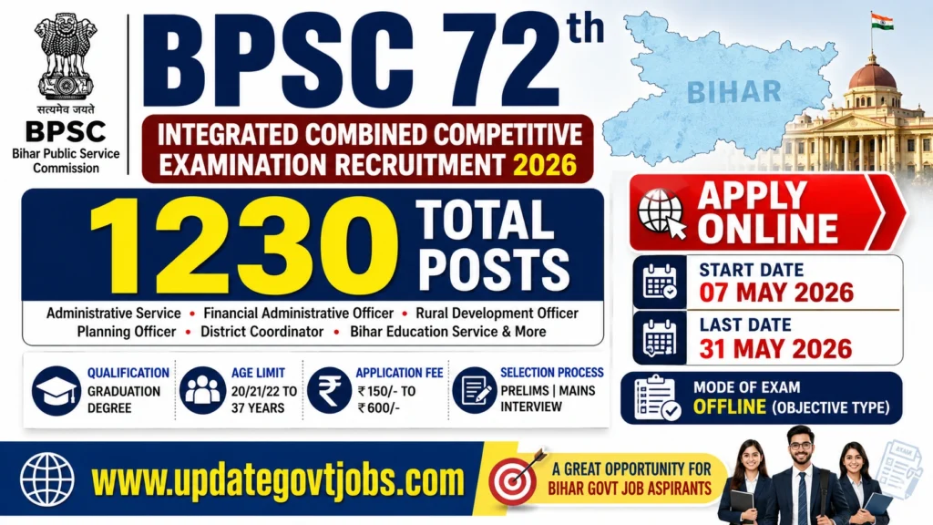 BPSC CCE Recruitment 2026