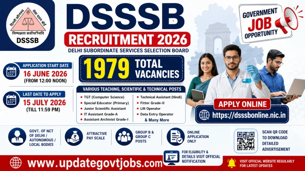 DSSSB Recruitment 03/2026